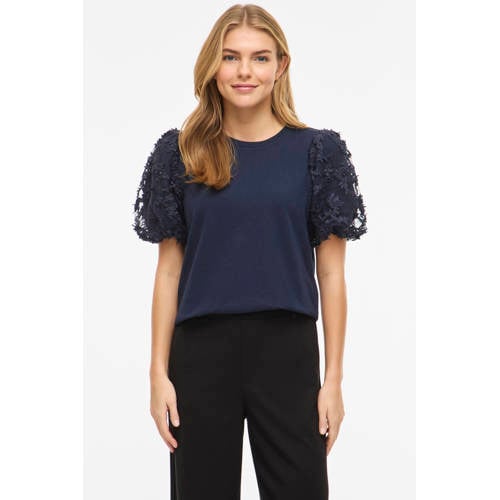 VILA top marineblauw afbeelding
