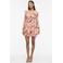 VILA mini jurk met ruches en bloemenprint