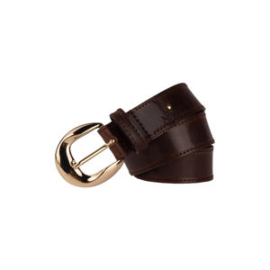 leren riem donkerbruin
