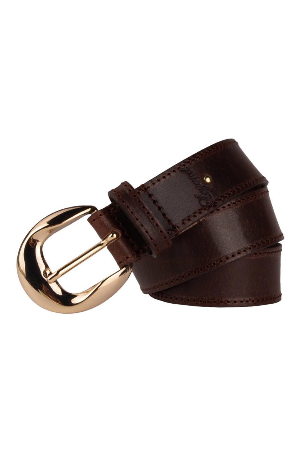 Legend leren riem donkerbruin