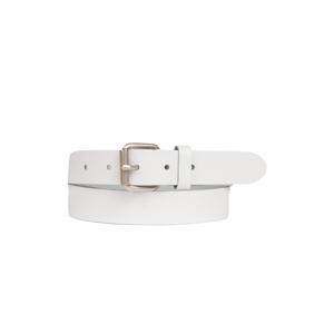 leren riem wit