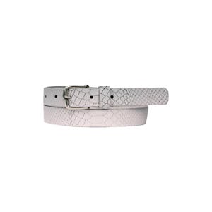 leren riem wit