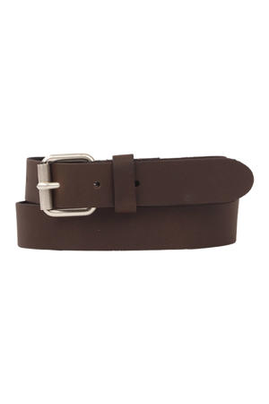 leren riem donkerbruin