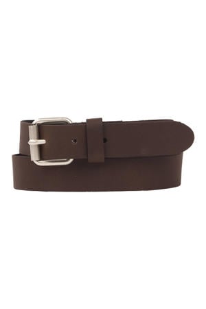 leren riem donkerbruin