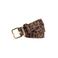 Legend leren riem met panterprint bruin