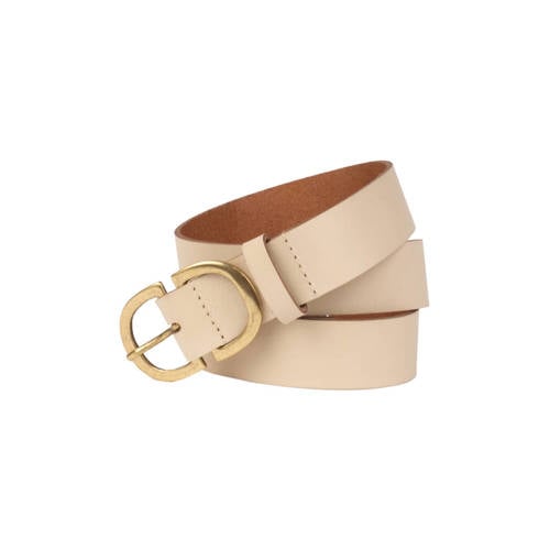 Petrol Industries leren riem beige afbeelding