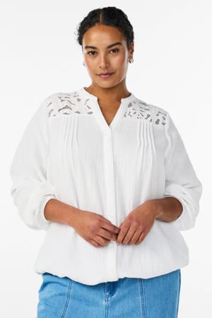 blouse broderie wit