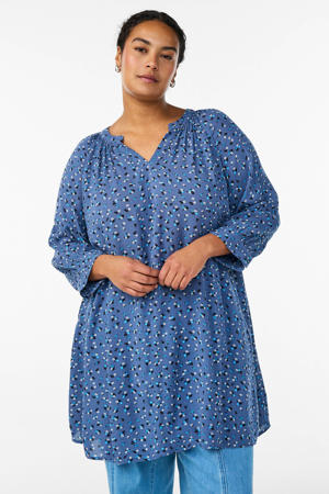 gebloemde tuniek