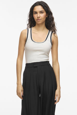 singlet gebreid ecru