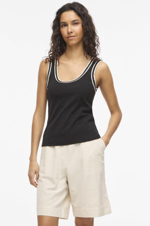 singlet gebreid zwart