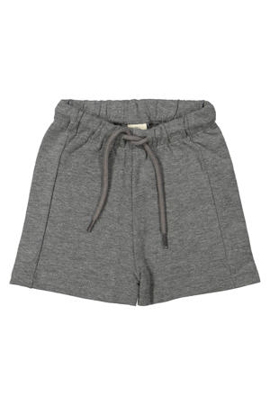 regular waist sweatshort grijs