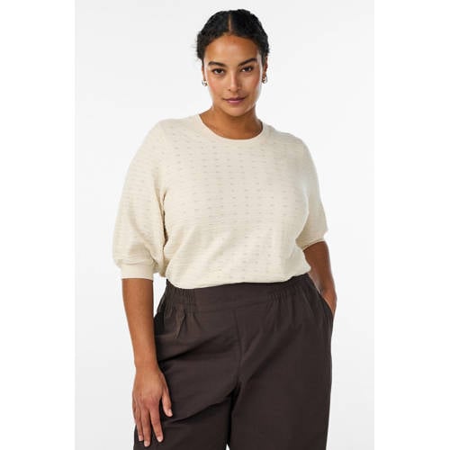 Zizzi top ecru afbeelding