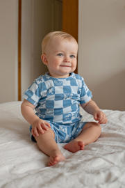 thumbnail: Feetje shortama Chase Check blauw