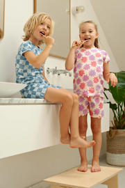thumbnail: Feetje shortama Chase Check blauw