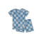 Feetje shortama Chase Check blauw