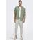 ONLY & SONS overshirt met linnen groen