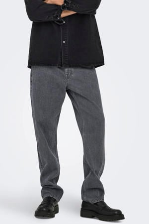 ONSEDGE straight leg jeans light grey denim