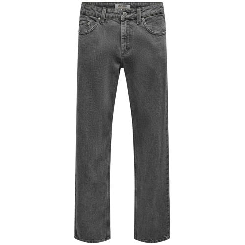 ONLY & SONS ONSEDGE straight leg jeans light grey denim afbeelding