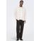 ONLY & SONS ONSSINUS loose casual broek met linnen donkerbruin