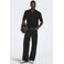 ONLY & SONS regular polo fijn gebreid zwart