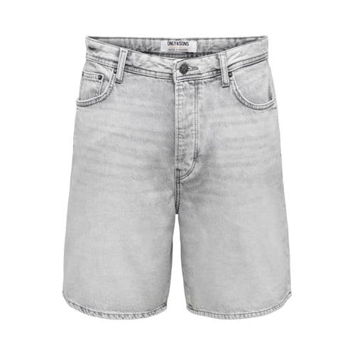 ONLY & SONS ONSFADE denim loose short light grey denim afbeelding