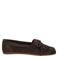 Nelson suede mocassins bruin