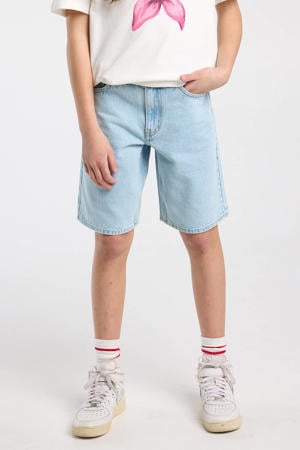 bermuda short light blue denim