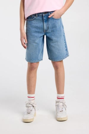 bermuda short medium blue denim