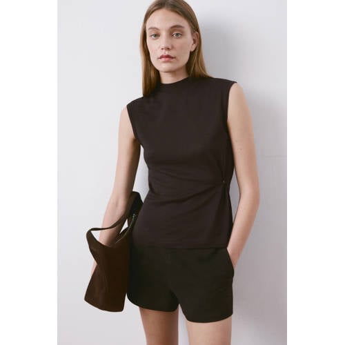 Mango top bruin afbeelding