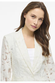 thumbnail: VILA kanten regular blazer wit