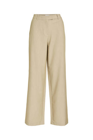 regular high waist casual broek camel