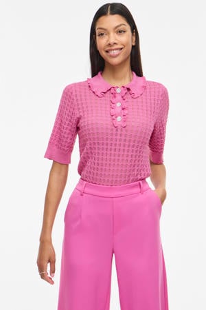 top gebreid roze
