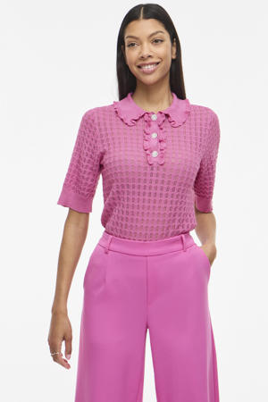 top gebreid roze