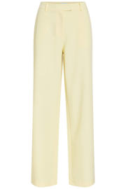 thumbnail: VILA regular high waist casual broek lichtgeel
