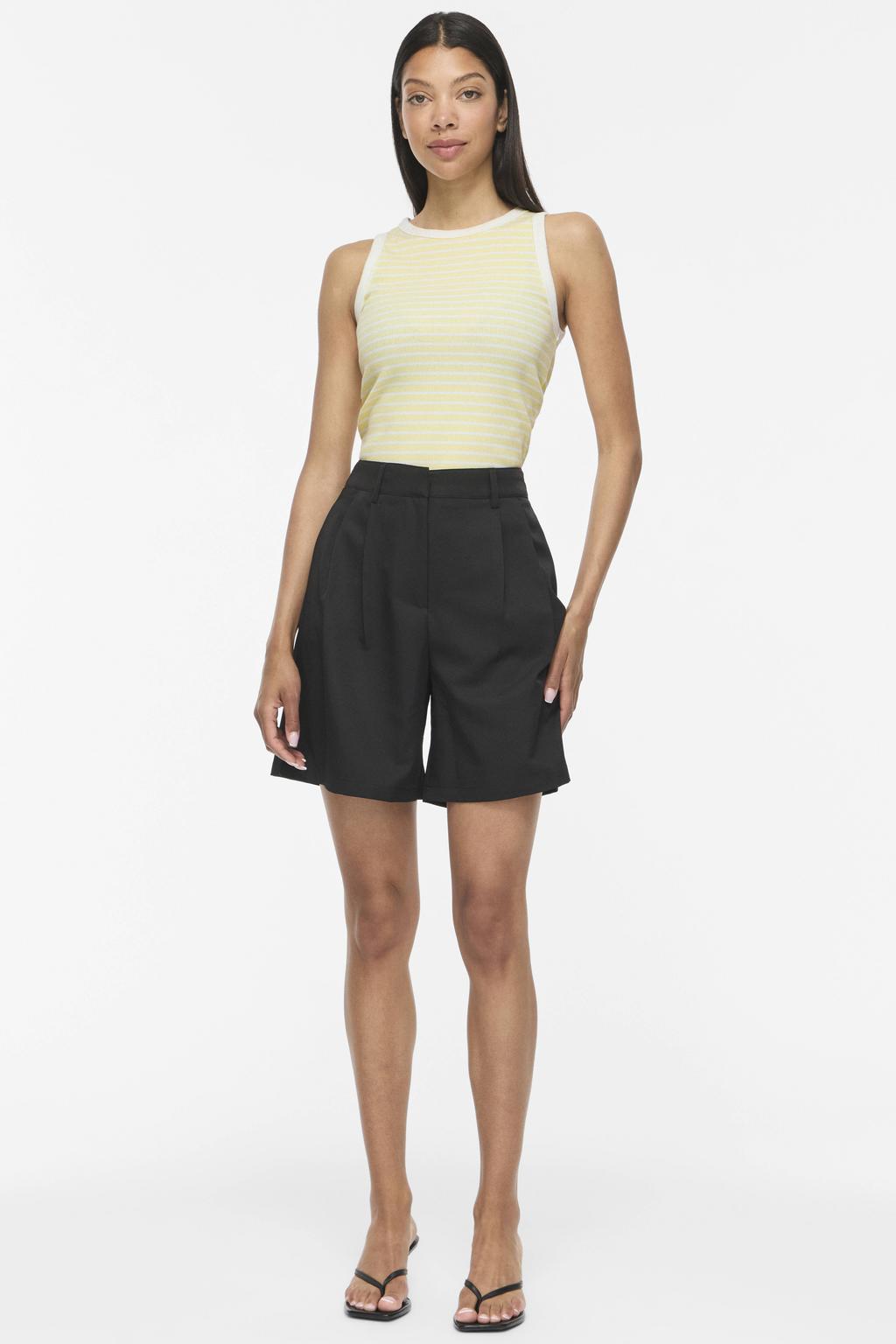 VILA top rib gebreid
