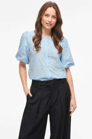 blouse lichtblauw