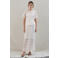 VILA maxi rok ecru