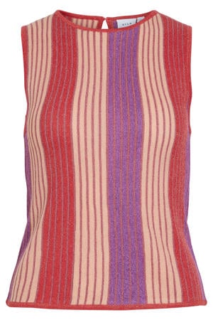 gestreepte top met glitter