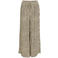 VILA wide leg regular waist casual broek met paisley print ecru