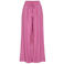 VILA satijnen wide leg regular waist casual broek roze