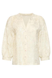 thumbnail: Smashed Lemon gebloemde blouse ecru