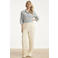 Smashed Lemon gebloemde broderie blouse - lichtblauw