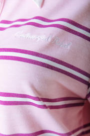 thumbnail: Colourful Rebel gestreepte sweatjurk roze