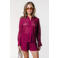 Colourful Rebel regular waist casual short crochet roze