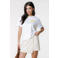 Colourful Rebel T-shirt met backprint - wit