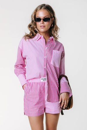 gestreepte blouse roze