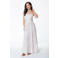 Colourful Rebel maxi jurk met stippen ecru