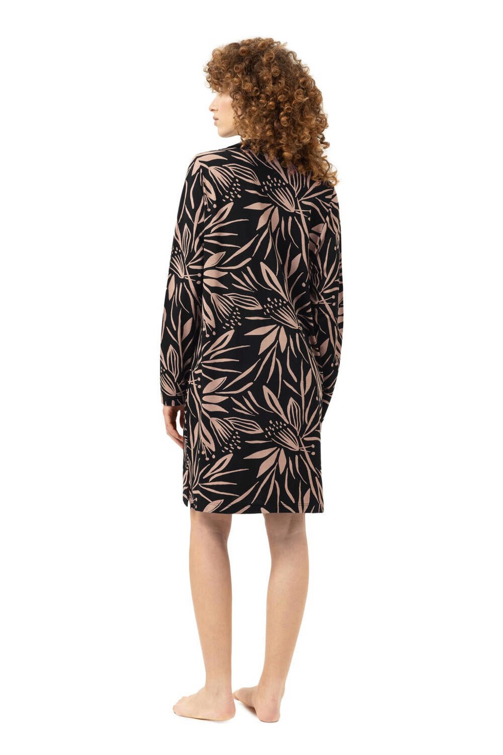 Mey nachthemd - zwart/beige