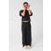 Shoeby high waist casual broek met stippen zwart