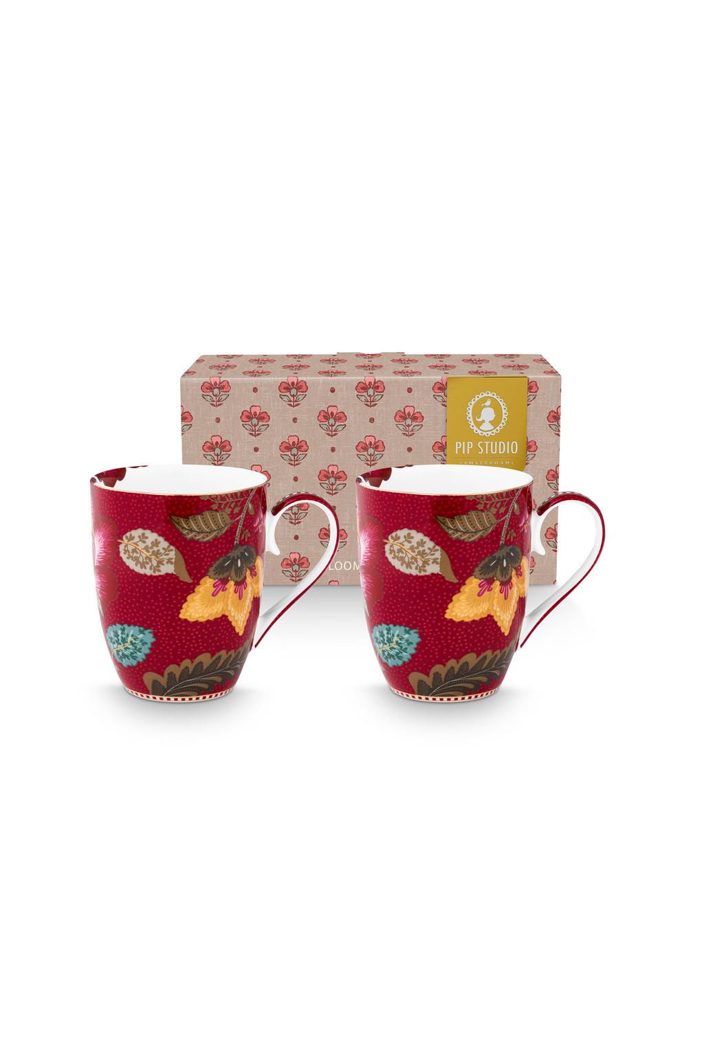 Pip Studio mok Blooming Tales (365 ml) (set van 2)